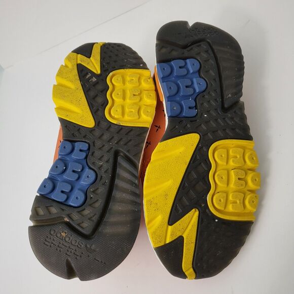 ADIDAS X  NINJA Nite Jogger Mens 6 Time In Sneakers Orange Amber Tint Q47199 - Picture 12 of 12